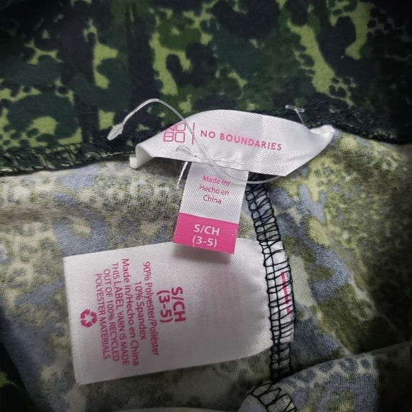 3/$15 no boundaries green leggings women's size small 3-5 - Picture 6 of 9